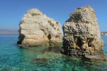 Cyclades Aegean Koufonissi villas with view